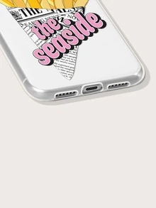 Ốp lưng điện thoại trong suốt khoai tây chiên - Nhiều màu - Xem 3