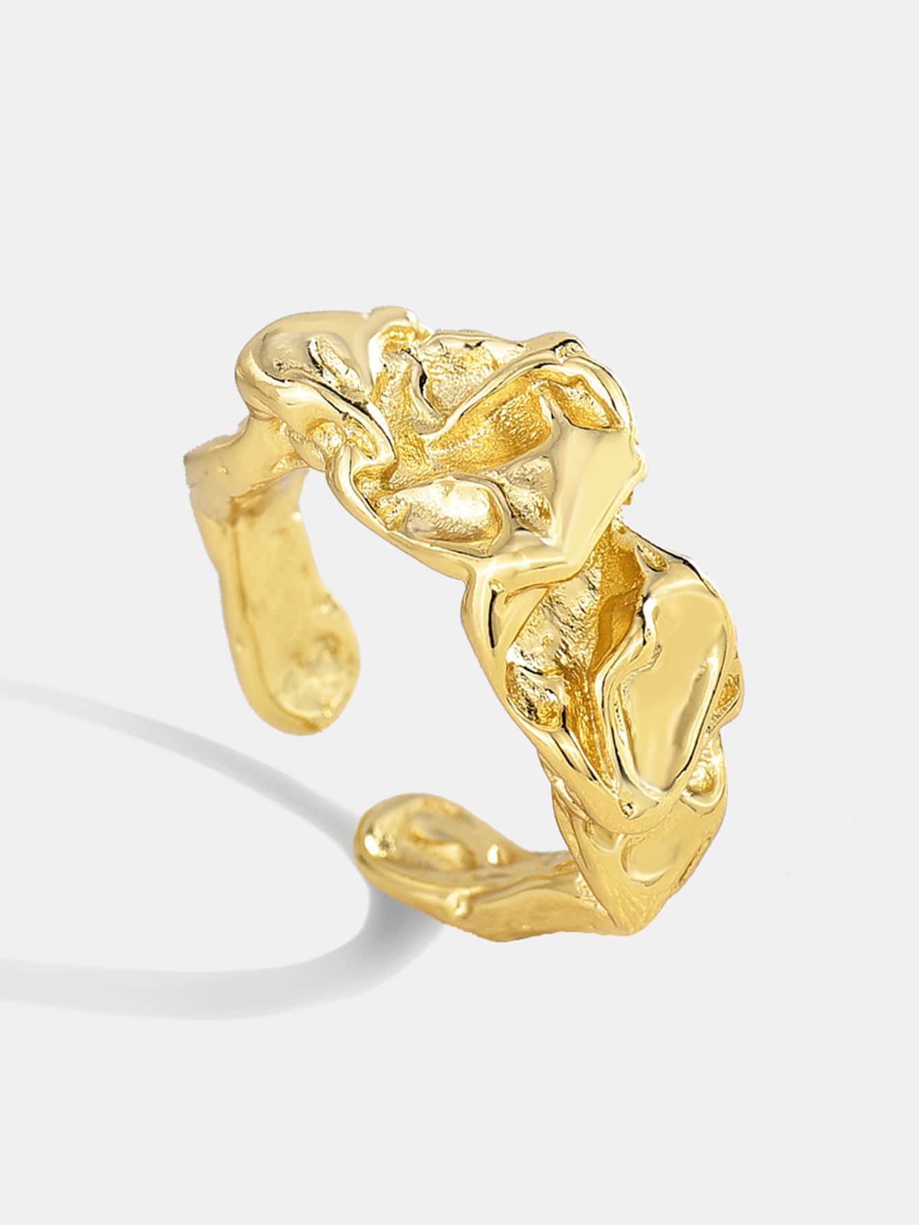 Distorted Metal Ring | SHEIN USA
