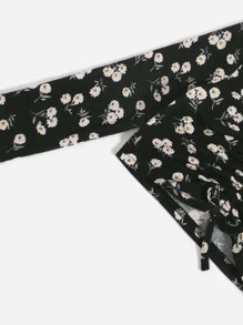 SHEIN Tops con gái Dây kéo Xù Hoa Giải trí - Nhiều màu - Xem 3