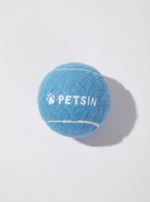 PETSIN 1pc Tennis Pet Chasing Toy - Blue - View 1