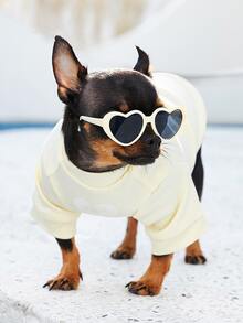 PETSIN 1對心鏡片形狀寵物眼鏡 - 彩色 - 查看 3