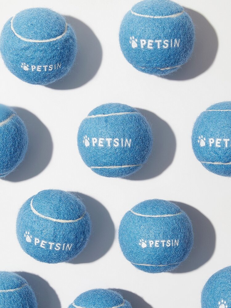 PETSIN 1 pieza Juguete para perseguir mascotas tenis - Azul - Añade 5