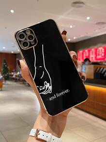 2 chiếc hộp đựng điện thoại cho cặp đôi nắm tay nhau - Đen và trắng - Xem 3