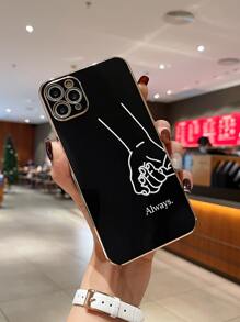 2 chiếc hộp đựng điện thoại cho cặp đôi nắm tay nhau - Đen và trắng - Xem 5