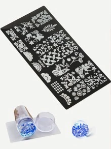 Nail Art Stamping Scraper Plate Tool Set 3pack