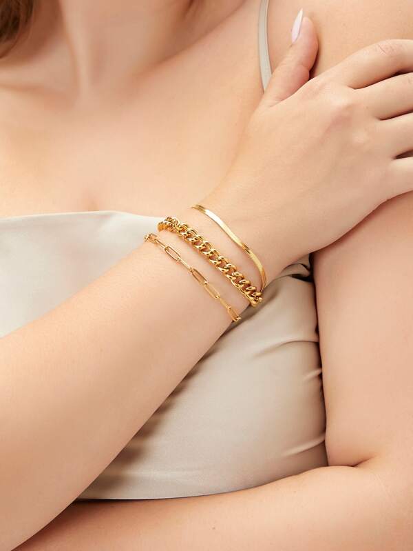 MOTF PREMIUM 3PCS MINIMALIST LINK BRACELET