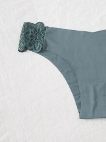 7pack Contrast Lace No Show Panty - Multicolor - View 3