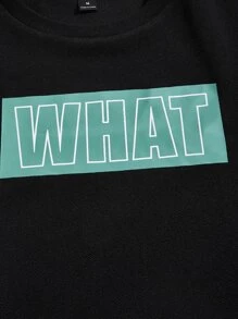 Manfinity NXTstreet 男士字母圖案套頭衫和恐龍印花腰部抽繩衛褲 - 彩色 - 查看 4