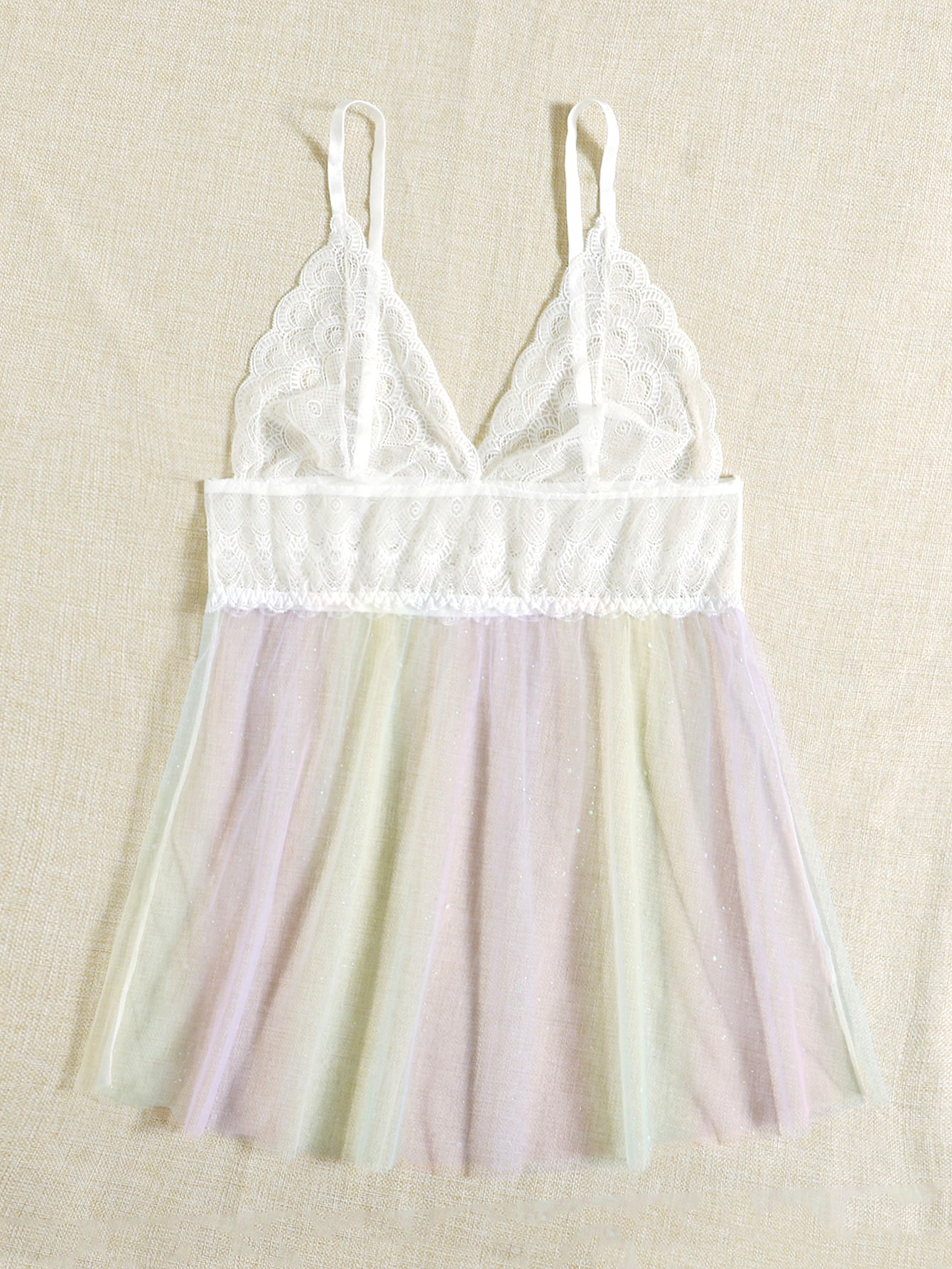 Miniatura 3 de Slips de malla transparente Blanco