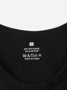 Easithlete 2 piezas de Camiseta deportiva de verano sin costuras de punto acanalado sólido para usar en gimnasio - Multicolor - Ver 5