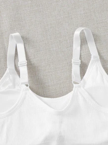 Easithlete 2pcs Seamless Medium Support  Sports Bra - Multicolor - View 4