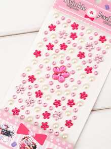 1pc Random Color Crystal Sticker - Multicolor - View 2