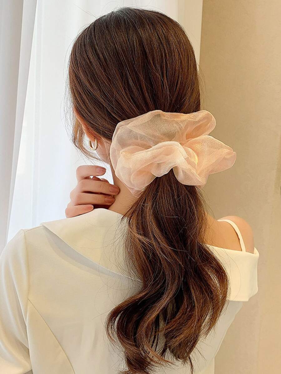 Minimalist Mesh Scrunchie