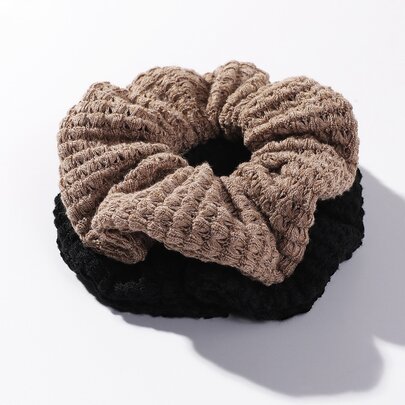 2pcs Solid Scrunchie
