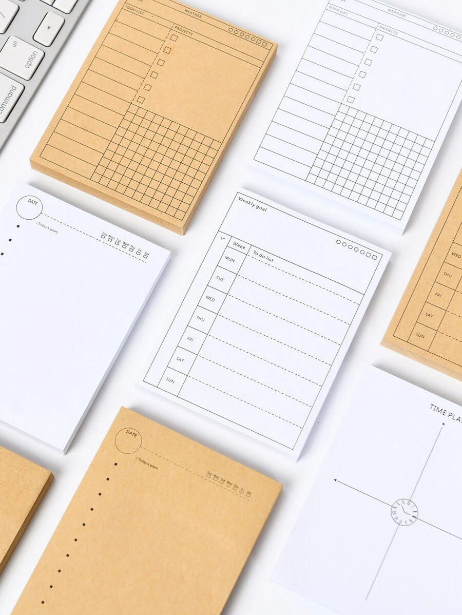 1pc Random Pattern Sticky Note - Multicolor - View 1