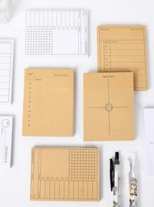 1pc Random Pattern Sticky Note - Multicolor - View 2