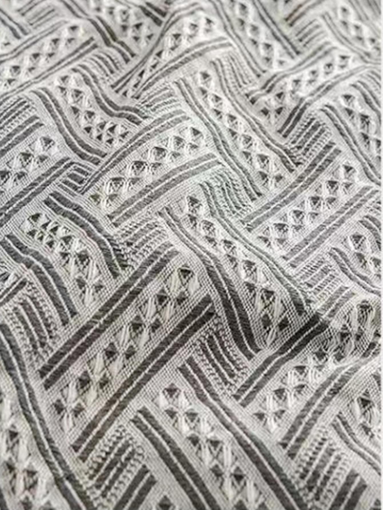 Tassel Decor Blanket