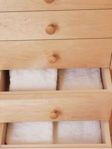 10入組蘑菇形狀抽屜把手 - 棕色 - 查看 3