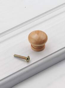 10入組蘑菇形狀抽屜把手 - 棕色 - 查看 4