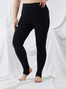 Medias de talla grande - Negro - Ver 5