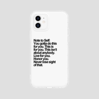 Letter Graphic Phone Case