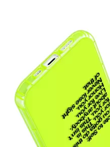 荧光绿气垫保护TPU手机壳，兼容 15 Pro Max/ 11/ 12/ 13/ 14/ 13 Mini/ 15 Plus/ 14 Pro Max/ 13 Pro Max/ 12 Pro Max/ XR/ XS Max/ 16 Pro Max/ 15 Plus/ 14/ 13/ 12/ 11/ 16e/ 17/ 17 Pro/ 17 Air/ 17 Pro Max - 彩色 - 查看 5