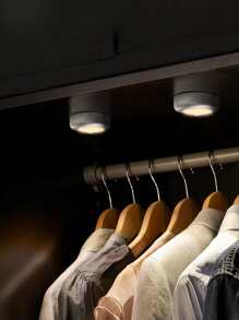 1pc Under Cabinet Light, Simple Plastic LED Closet Light For Household - Yellow - View 2