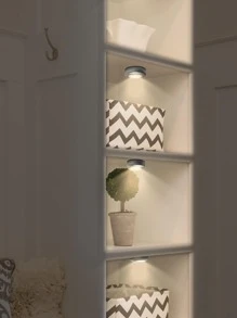 1pc Under Cabinet Light, Simple Plastic LED Closet Light For Household - Yellow - View 5