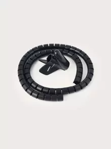 螺旋抹胸數據線整理器 - 黑色 - 查看 4