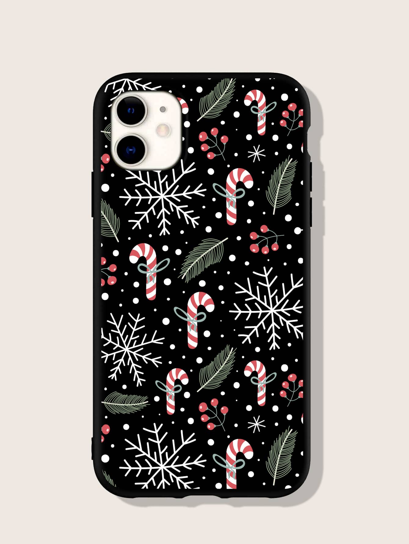 聖誕糖果手杖手機殼 - 彩色 - 查看 1