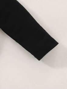 Bebé Body unicolor & Overol con estampado de cuadros ribete con fruncido con diadema - Multicolor - Ver 4