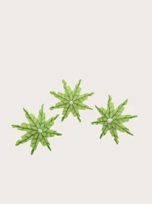 10入組椰子樹設計蛋糕裝飾 - 彩色 - 查看 3