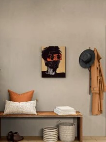 Figure Graphic Waterproof Hanging Painting - Multicolor - View 8