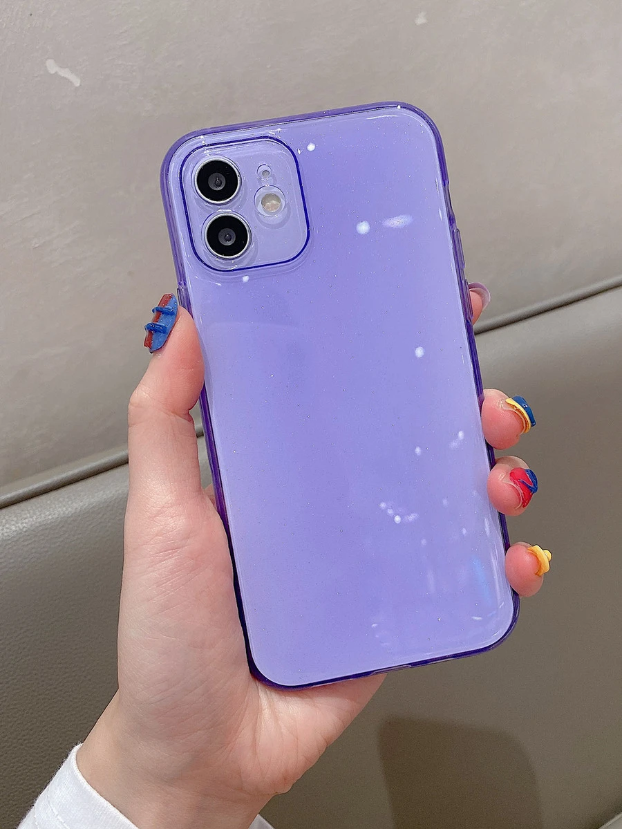 透明手機殼 - 紫色 - 查看 1
