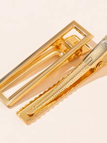 4 piezas Horquilla geométrico - Dorado - Ver 3