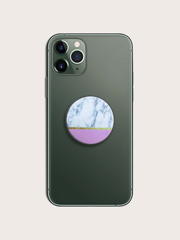 Marble Pattern StandOut Phone Grip SHEIN IN