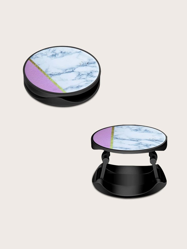 Marble Pattern StandOut Phone Grip SHEIN IN