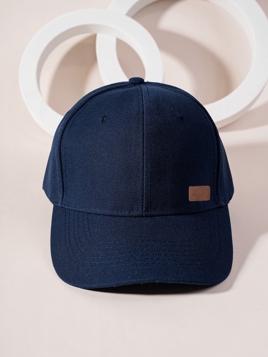 1 Unisex Y2k Style Small Label Baseball Cap Outdoor Sun Protection Hat Suitable For Outdoor Sports Sunshade Daily Commuting - Navy Blue - View 1