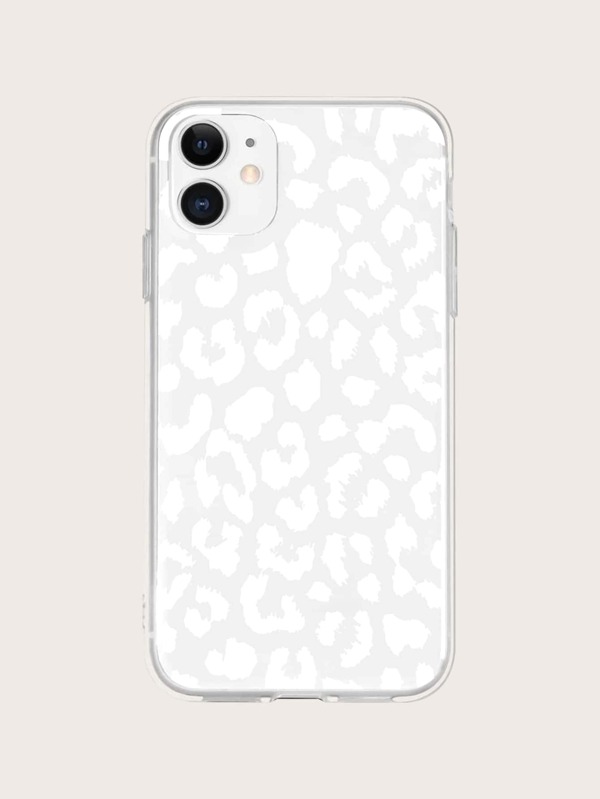 Carcasă de telefon transparentă Apple Leopard, compatibilă cu 15/15Plus/15Pro/15Promax, impermeabilă, rezistentă la șocuri, la căderi, rezistentă la zgârieturi