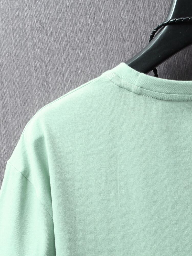Manfinity Hypemode Men Letter & Spaceman Print Tee - Mint Green - View 5