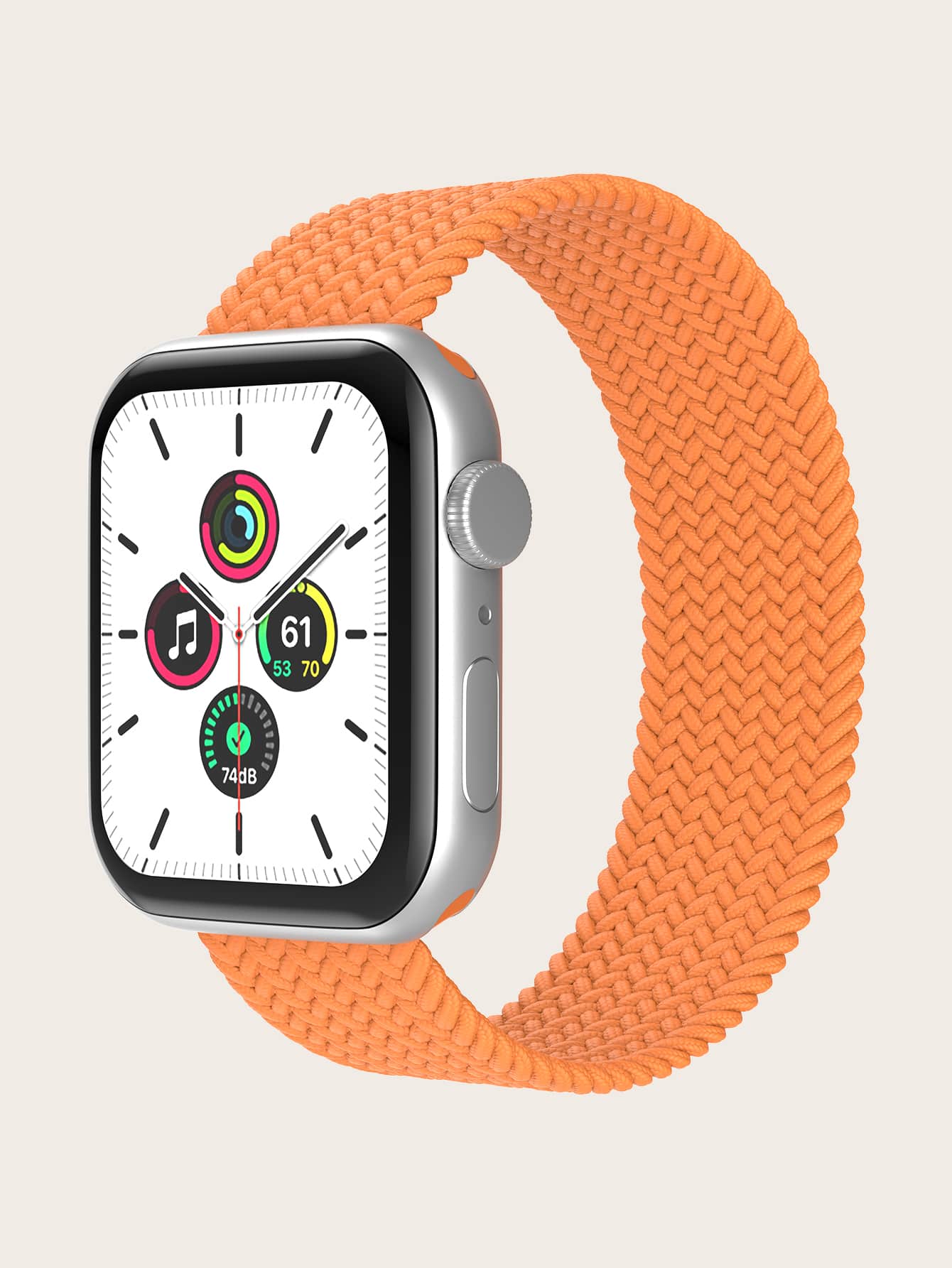 Correa de reloj compatible con Apple Watch trenzado - Naranja - Ver 1