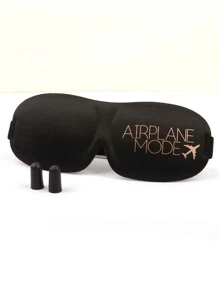 1pc Slogan Graphic Eye Cover - Nhiều màu - Xem 1