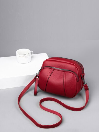 Mini Minimalist Multi-compartment Square Bag