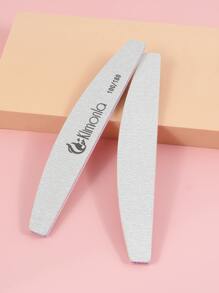 klimonla Bộ 5 Bán Buôn Màu Xám Móng Tay Nghệ Thuật Tập Tin 100/180 Đệm Móng Tay Nghệ Thuật Chà Nhám Các Tập Tin Salon Làm Móng Gel UV Đầu Móng Chân dụng Cụ Vôi Một Góc - Xám - Xem 3