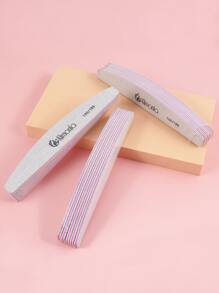 klimonla Bộ 5 Bán Buôn Màu Xám Móng Tay Nghệ Thuật Tập Tin 100/180 Đệm Móng Tay Nghệ Thuật Chà Nhám Các Tập Tin Salon Làm Móng Gel UV Đầu Móng Chân dụng Cụ Vôi Một Góc - Xám - Xem 4