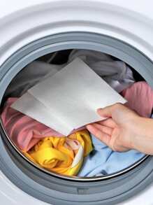 24pcs Anti Staining Laundry Paper - White - View 2