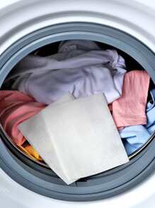 24pcs Anti Staining Laundry Paper - White - View 3