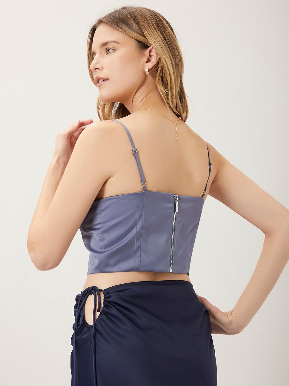 Press Crease Crop Cami Top