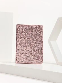 Fashionable Pink Glitter Passport Holder - Pink - View 2