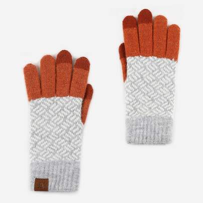 Color Block Gloves